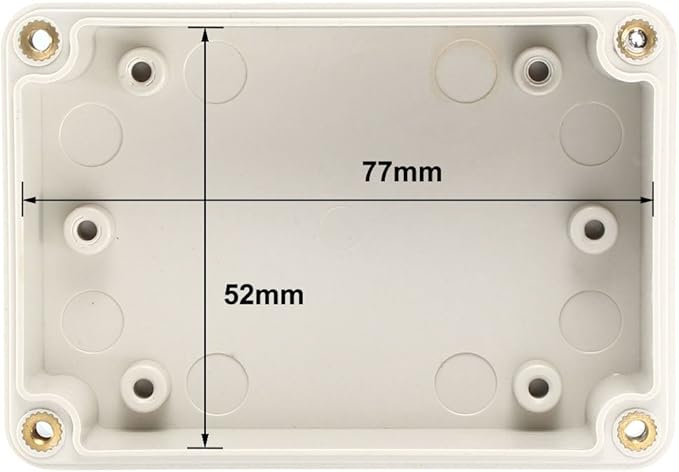 uxcell 83x58x33mm Electronic Waterproof IP65 Sealed ABS Plastic DIY Junction Box Enclosure Case Clear - Image 4