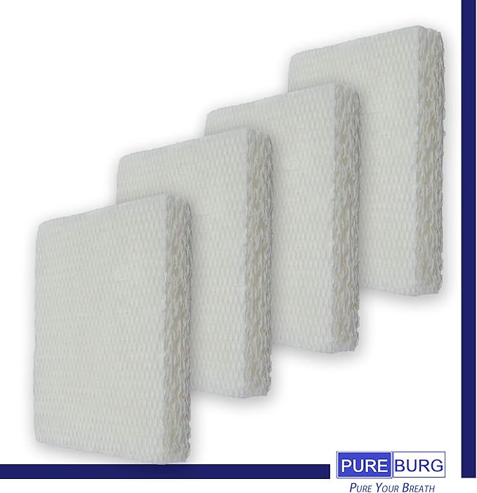 PUREBURG HFT600 Replacement Humidifier Wick Filters Compatible with Honeywell HFT600 Fits HEV615 and HEV620 Series Top Fill Tower humidifier,Filter T, 4-Pack - Image 7