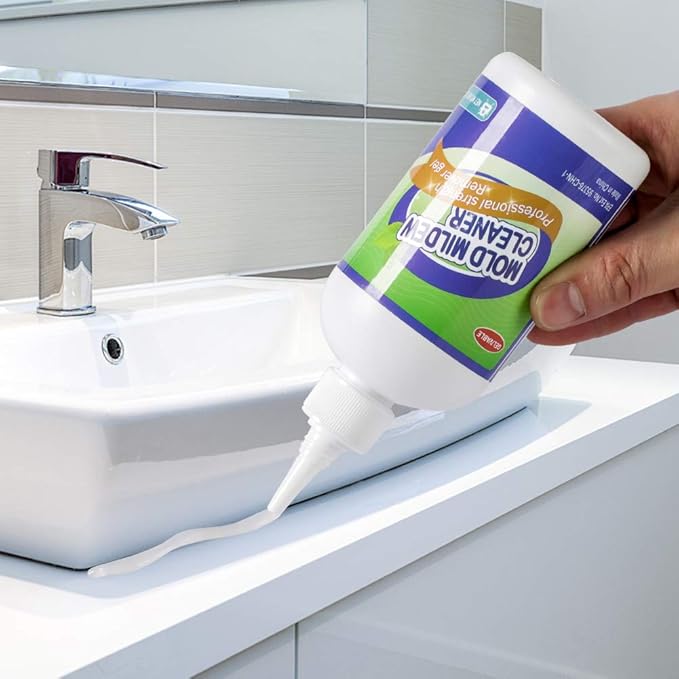Mold Mildew Cleaner Gel Household Cleaner for Wall Tiles Grout Sealant Bathroom Cleaning Home Kitchen Sinks Cleaning - 8 Fl.Oz(Pack of 1) by GELIVABLE