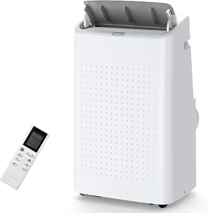 15000 BTU Portable Air Conditioner for 850 Sq Ft 3-In-1 AC Unit with Cooling/Dehumidifier/Fan Modes, Remote Control, 24H Timer & Installation Kit for Home/Office/Dorm by HOME
