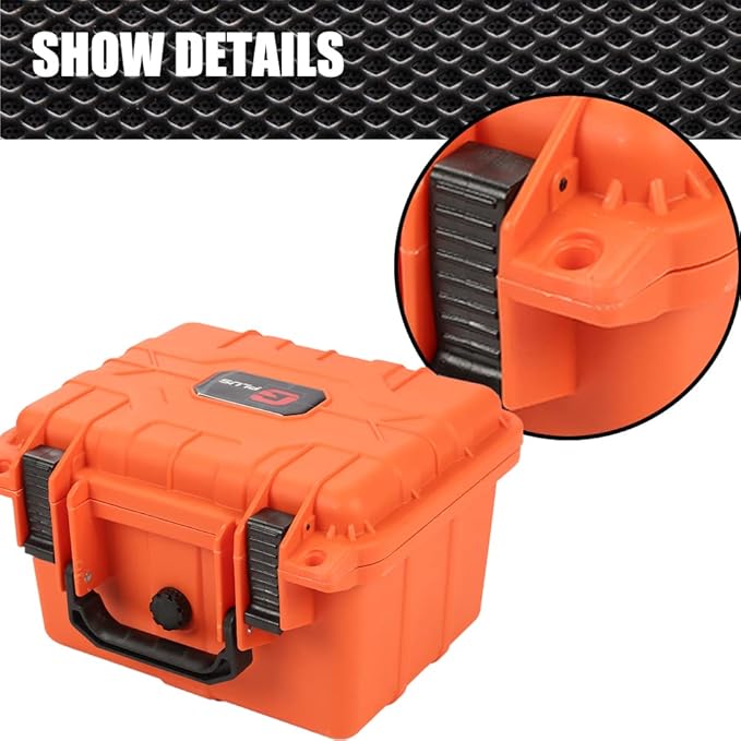 G-PLUS Graded Card Storage Box Compatible with BGS PSA SGC FGS Weatherproof Graded Sports Trading Cards(Small, Orange) - Image 6