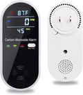 Carbon Monoxide Detectors, Carbon Monoxide Detector Plug in with Temperature Humidity Sensor Built-in, CO Level Monitor Alarm with Clear LCD Display Sound & Light Warning for Home/Hotel/RV by KH+Alert