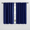NICETOWN Blackout Curtain Panels for Living Room - (Royal Blue Color) 29x30 inch, 2 Panels Set, Room Darkening Blackout Drapes for Window by NICETOWN