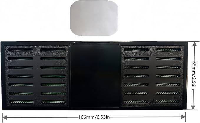 Cigar Humidifier, 1 PCS Rectangle Black Plastic, 6.5 Inch Humidor Moisture Control Device, Manual Operation - Image 2