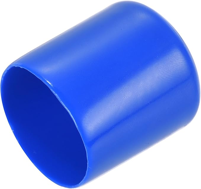 uxcell 20pcs Rubber End Caps 27mm ID Vinyl Round Tube Bolt Cap Cover Screw Thread Protectors Blue by uxcell