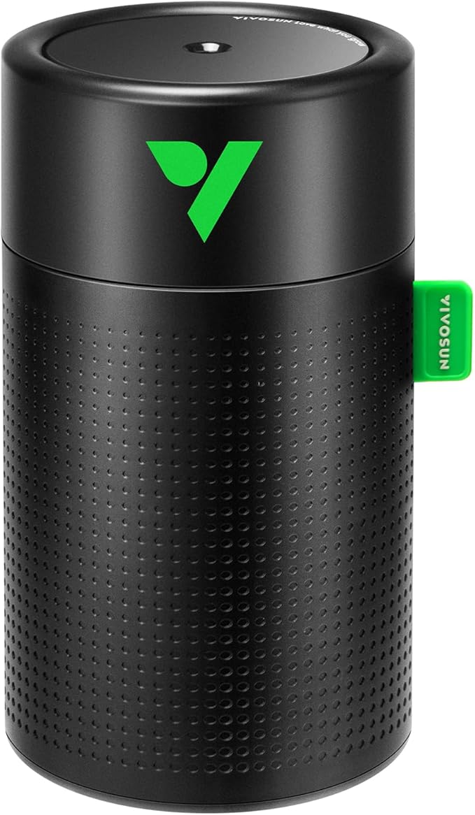 VIVOSUN AeroStream U075 USB Humidifier, 750ml Cool Mist Mini Humidifier with 2 Mist Modes, Auto Shut-Off, Smart Remote Control with VGrow, Designed for Small Grow Tents/VGrow by VIVOSUN