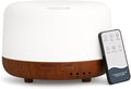 300ML Essential Oil Diffuser Aromatherapy Diffuser, Quiet 8 Hours Operation, 7-Color LED Light, 4 Timer, Remote Control, Auto-Off, Easy to Clean, for Bedroom, Living Room, Office, Home Gifts by SPLITSKY