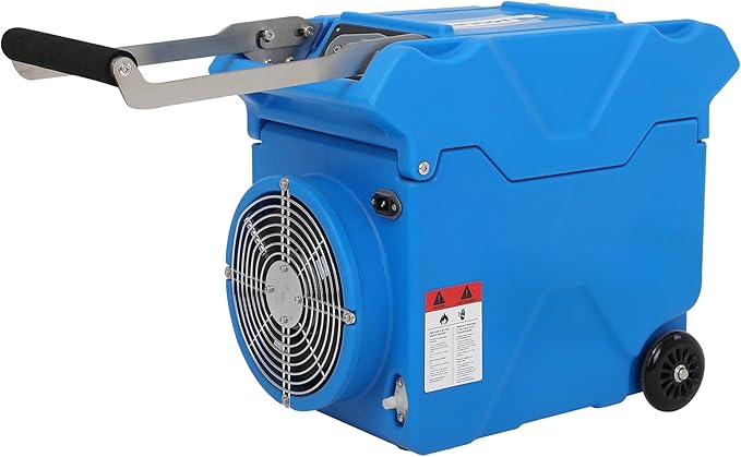 Mounto 150pints Commercial LGR Dehumidifier w/Handle and Wheels - Panasonic Compressor, ETL Certified, Compact & Stackable, Built-in Pump, LED Display by MOUNTO