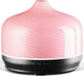 Porseme 500ml Glass Essential Oil Diffuser Aromatherapy Ultrasonic Cool Mist Humidifier 15-21 Running Hours Waterless Auto-Off Air Diffusers for Sleeping Yoga Office Working Spa and Rest (Pure Pink) by Porseme