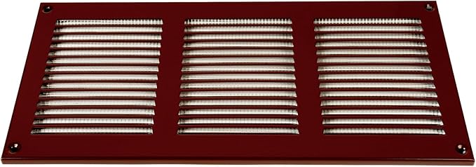 Vent Systems 12" x 6" Inch (Overall) Scratch Resistant Brown Metal Vent Cover - 3 Pack - Louvered Duct Grille with Built-in Mesh Screen - Wall or Ceiling HVAC Ventilation Register for Indoor & Outdoor - Image 8