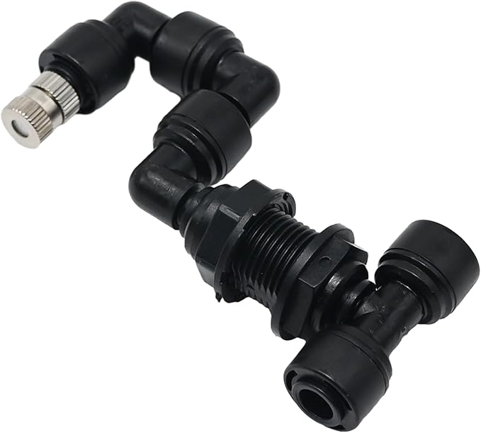 Reptile Misting Spray Nozzle for Rainforest Tank Pet Cooling Adjustable Reptile Nozzle Fogger Mist Sprinkler for Full Water Coverage, Replacement Micro Spray Nozzles (2Pack) - Image 3