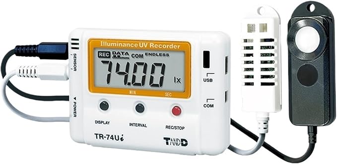 HEXEH TR-74Ui USB Connectible Illuminance Logger Temperature and Relative Humidity Data Logger by Unknown