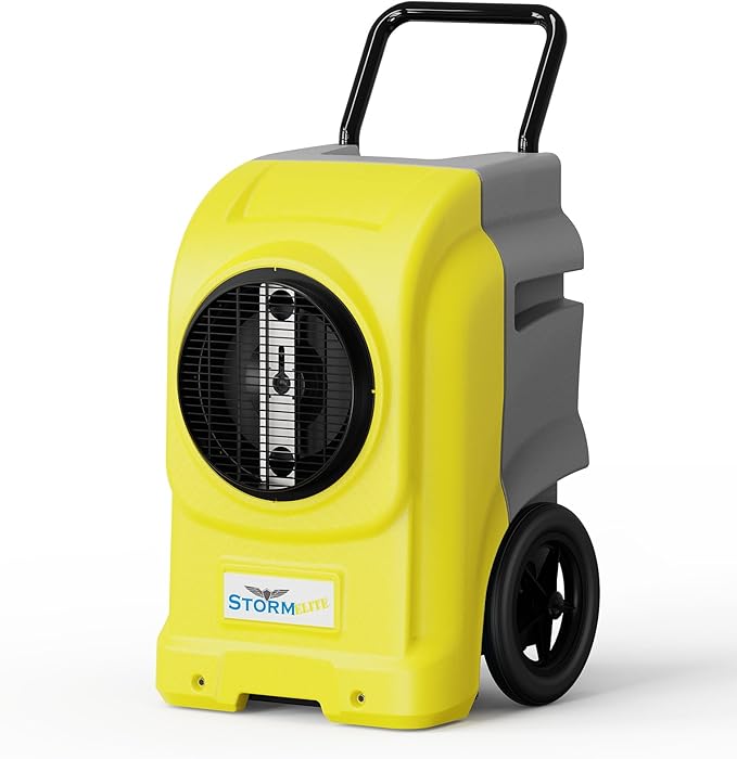 ALORAIR LGR Commercial Dehumidifier with Pump & Drain Hose, Portable Insutrial Dehumidifier for Basments, Home, Job Sites, Fit for 2,100 Sq.Ft Space with Wheels (Storm Elite Yellow NO WIFI) by ALORAIRSOLUTIONSINC0J0DC