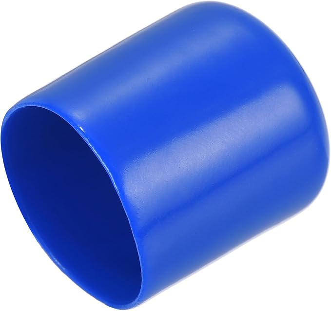 uxcell 20pcs Rubber End Caps 23mm ID Vinyl Round Tube Bolt Cap Cover Screw Thread Protectors Blue by uxcell