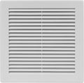 8" x 8" (Outer Size) Square Air Vent Cover – White Plastic Vent Deflector - Screen Mesh, Surface Mount Wall Ceiling – Cold Air Return Soffit Air Vent Cover - Register Indoor Outdoor by Unknown