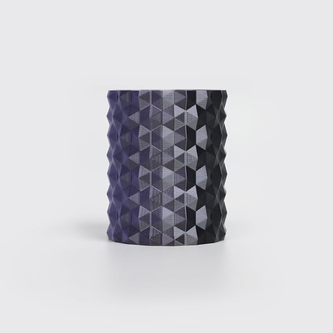 R3D Dual Color Silk PLA Filament, Co-Extrusion 3D Printer Filament 1.75mm, 30-370 mm/s High Speed PLA, Dimensional Accuracy +/- 0.02 mm, 1KG Plastic Spool (Silk Black-Purple) - Image 2