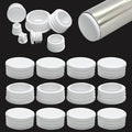 1-1/2" (38mm) Plastic Hole Plugs White -Round Chair Leg Caps, Flush Mount Pipe Plugs, Tubing End Caps for Metal&Wood Legs Tube, Outdoor Furniture Feet caps & Table Plastic Plugs, 12 PCS by EASYEAH