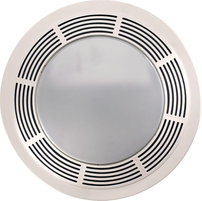 Broan-NuTone 750 Round Fan and Light Combo for Bathroom and Home, White Grille with Glass Lens, 100-Watts, 3.5 Sones, 100 CFM - Image 5