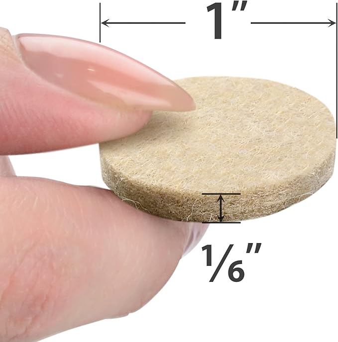 Best Felt Furniture Pads X-PROTECTOR - 48 Premium Chair Felt Pads Floor Protector for Furniture Feet Wood Hardwood Floors - Protect Your Hard Floors! (Beige) - Image 5