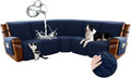 Arfntevss Waterproof Recliner Sectional Couch Covers for Reclining Sectional L Shape Sofa Cover Non Slip Washable Recliner L Shaped Slipcover Sets for Dog Furniture Protector (5 Seater, Navy Blue) by Arfntevss