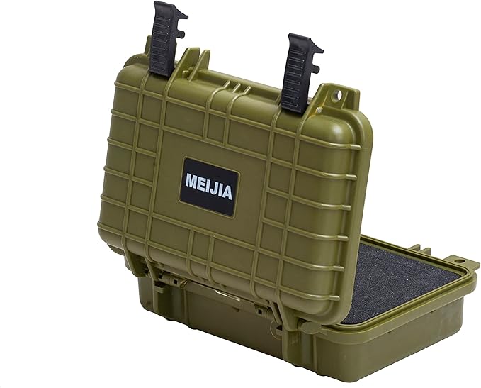 MEIJIA Portable All Weather Waterproof Protective Hard Case, Small Camera Case,Dry Case with Customizable Foam,Fit Use of Drones, Camera,Equipments, 11.65 ”x8.35”x3.78” - Image 8