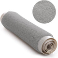 Non Slip with Suction Cups Loofah Bathmat 27"x15" & 29.5"X16.9", PVC Loofah Bathroom Mats, Loofah Mats for Shower and Bathroom, Quick Drying, (BA-82062/LTGRYWHI 29.5"X16.9") by Home+Expressions