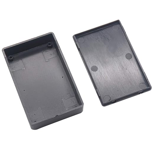 Zulkit 8Pcs Project Boxes ABS Plastic Electrical Project Case Power Junction Box Black 3.15 x 1.97 x 0.83 inch (80 x 50 x 21 mm) - Image 5