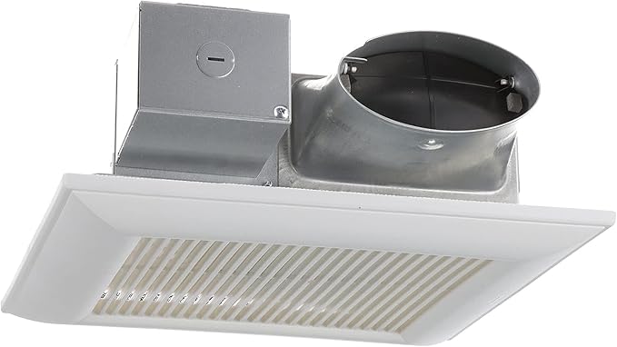 Panasonic WhisperValue Ceiling/Wall Mount Dual Speed Bathroom Exhaust Fan, 30 to 100 CFM, FV-0810VSS1 by Panasonic