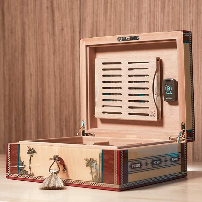Boveda Cedar Wooden Humidity Pack Holder - For Use With Four Size 60 Boveda Side-by-Side (Sold Separately) - Includes Magnetic and Removable Tape Mounting Kits – 1 Count - Image 3