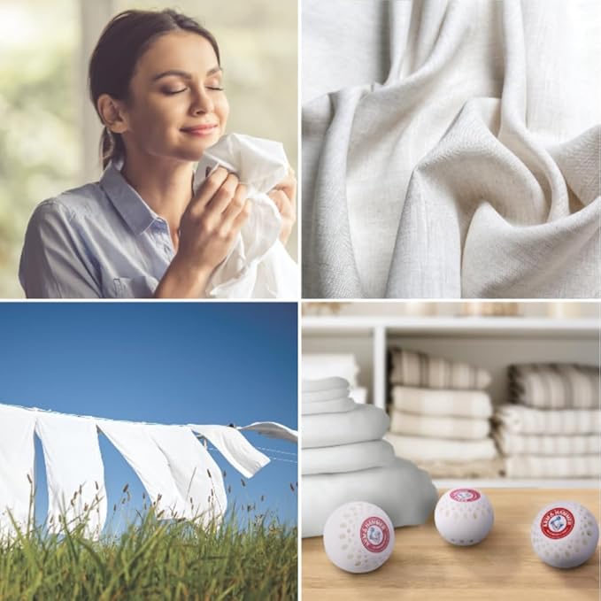 Arm & Hammer Odor Busterz Deodorizing Balls - Air Freshener and Odor Eliminator - Long Lasting Freshness for Home, Bathroom, Closet, Gym Bags, Sports Gear and More - 3-Count, White Linen Scent - Image 5