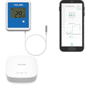 YoLink Smart X3 Version Outdoor Temperature Data Logger with Probe, Thermometer, 1/4 Mile Range, 5+ Years Battery Life, Emails, Text, App Alerts, Alexa, IFTTT. Pool, Hot Tub, Fish Tank. Hub Included! by YoLink