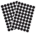 Self-Adhesive Screw Hole Stickers PVC Cover Caps Dustproof for Wooden Furniture Cabinet 21mm 2 Sheets/108 Pcs Black by VictorsHome