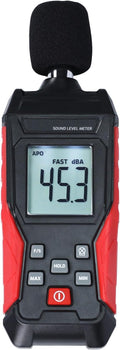 Noise Decibel Meter Portable Sound Level Meter SPL Meter 30 to 130dBA Range Sound Meter Noise Decibel Reader with Backlight LCD Displays Decibel MAX MIN Data Hold Alarm for Home, Office, Factory by Landtek