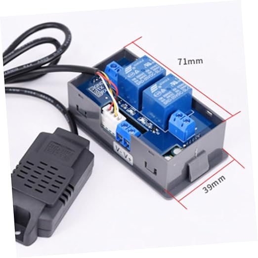 Ciieeo 2pcs Thermostat Automatic Temperature Control Switch Temp Humidity Monitor - Image 2