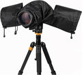 REFLEX CAMERA Universal Protective Waterproof DSLR/SLR Rain Cover with Drawstring Sleeves & Clear Viewing Window for Sony, Canon, Nikon, Panasonic, Lightweight Nylon Protection for All-Weather Outdoor by ReflexCamera