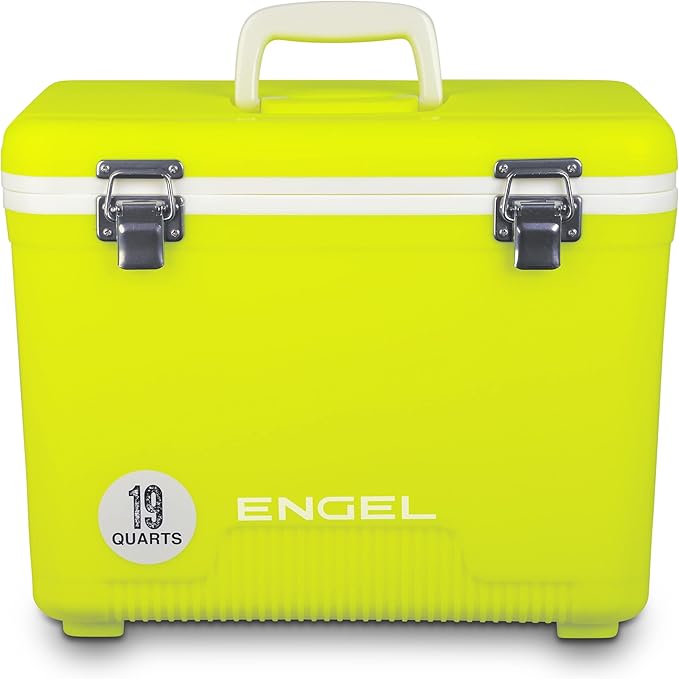 Engel 19qt Leak-Proof, Air Tight, Drybox Cooler and Small Hard Shell Lunchbox for Men and Women by ENGEL