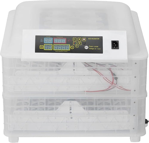 112 Egg Incubator, Efficient Incubator Hatching Eggs, with Automatic Egg Turner, Temperature Control & Humidity Display, Fahrenheit, LED Panel Display - Image 2