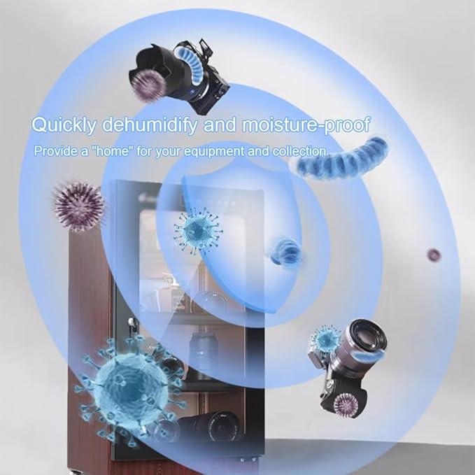 Camera Dehumidification Cabinet, SLR Camera Box, Electronic Equipment and Instrument Storage,70L - Image 6
