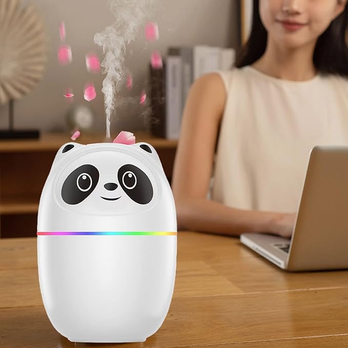 Humidifiers for Bedroom,250ml Easy To Fill and Clean,Quiet Ultrasonic Mini Humidifier with 2 Mist Modes and Color Nightlight,Auto Shut-Off Air Humidifier for Nursery Plants Indoor Home - Image 5