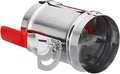PATIKIL HVAC Duct Manual Volume Backdraft Damper, 4 Inch, Airflow Ducting Branch Vent Damper Air Control Valve, Adjustment Handle Stainless Steel, for HVAC by PATIKIL