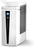 Vornado MISTIC 8 Whole Room Ultrasonic Humidifier, Top-Fill, Aromatherapy, 2-Gallon Tank, 3-Gallon Output, Warm or Cool Mist Humidifier, Automatic Humidity Control, Included Scent Pads by Vornado