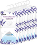 CANAGER Hanging Moisture Absorber, Lavender Vanilla Moistureproof Hanging Bag，Dehumidifier Bag (8 packs) Hanging Closet Dehumidifier Bags, Moisture Absorb 12.5 oz by CANAGER