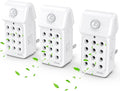 Improve Indoor Air Quality: iDiskk 3Pack Plug in Air Ionizers Negative Ion Technology Air Purifier, Mini Portable Air Freshener for Bedroom, Bathroom, Office by iDiskkDirect