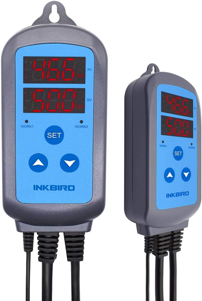 Inkbird Humidity Controller IHC200 Humidistat Mushroom Greenhouse Pre Wired Outlet Dual Stage Humidifier Dehumidifier. - Image 2