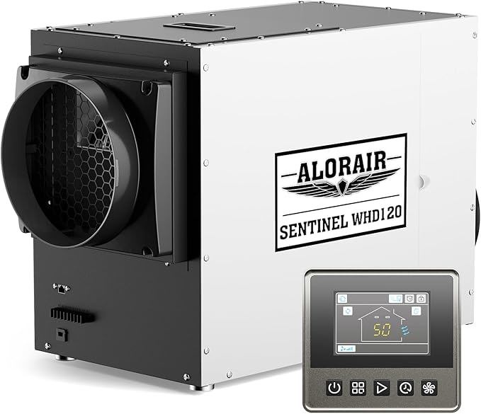 ALORAIR Whole House Dehumidifier, 104 PPD Commercial Grade Whole Home Dehumidifiers for Home, Garages, Water Damage Restoration, 3000 Sq.Ft dehumidifiers for Crawl Space by ALORAIRSOLUTIONSINC0J0DC