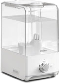 Humidifiers for Bedroom Large Room, Top Fill 6.5L Cool Mist Humidifier, 45H Runtime, 28dB Quiet Ultrasonic Air Humidifier for Home, Whole House, Baby Nursery, Night Light (White) by Rbioko