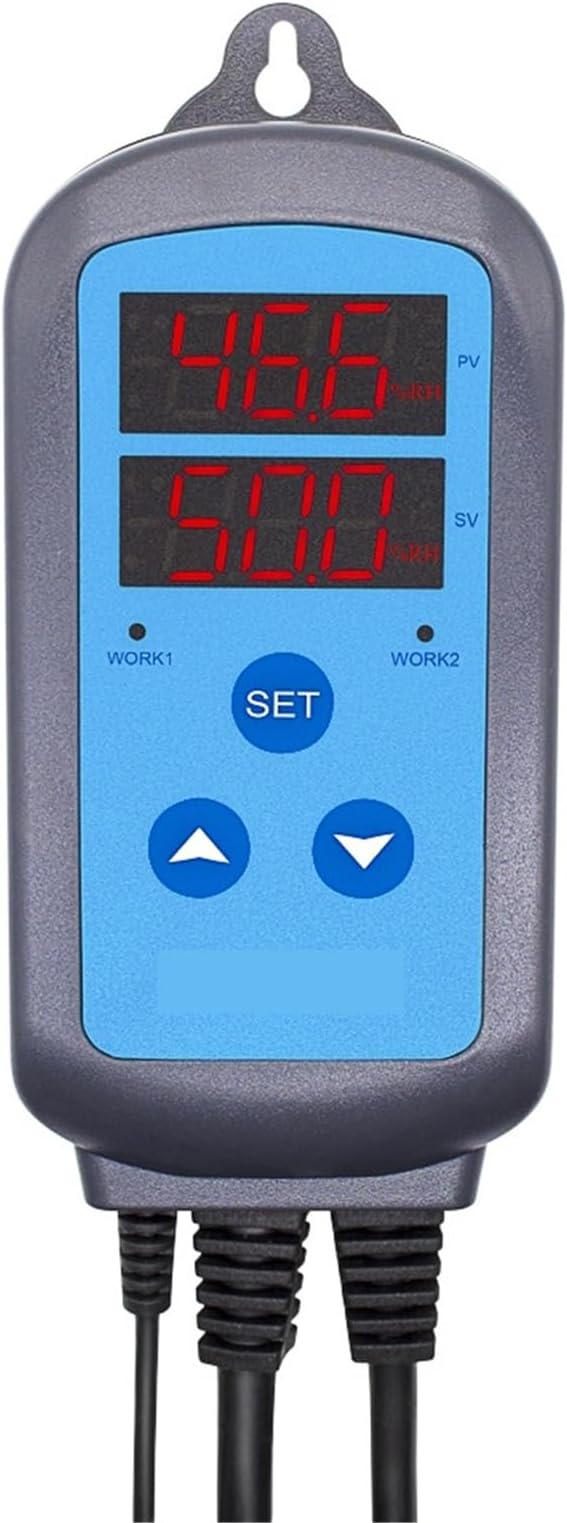IHC-200 Pre-Wired Digital Dural Stage Humidity Controller, Dehumidification Humidifaction Control for Humidifier and Fan(AU Socket) - Image 3
