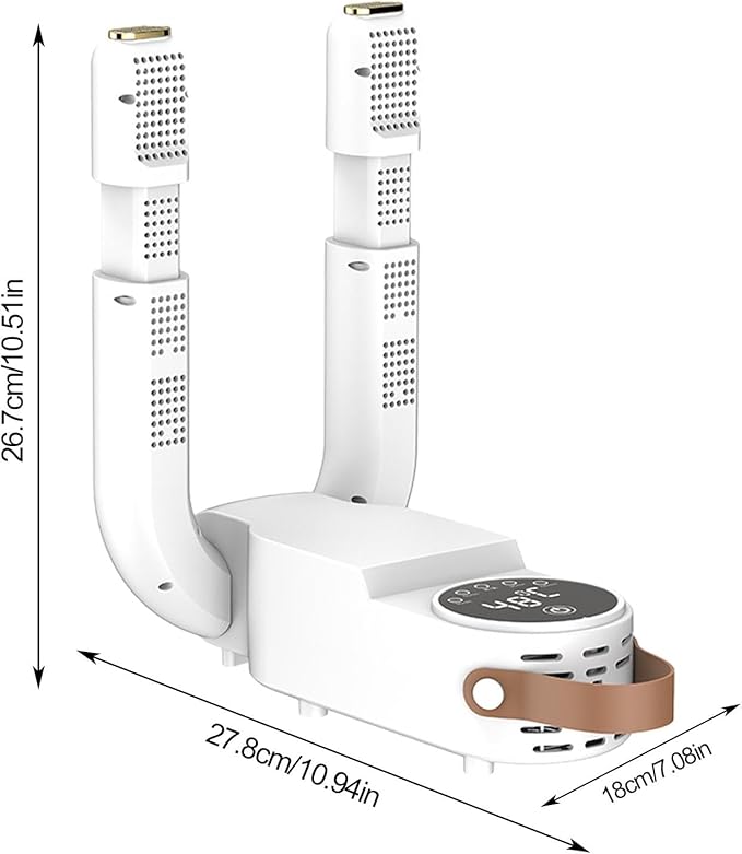Shoe Dryer - Boot Dryer | Telescopic Shoe Dryer | Portable Boot Dryer | 360° Heat Dissipation Shoes Warmer, Multi Functional Shoe Dryer, Telescopic Stand And LED Display For Boots, Cotton Shoes, Lea - Image 2