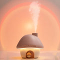 Ultrasonic Humidifiers for Bedroom and Office,Cold fog humidifier with sunset light, baby humidifier with night light,Portable Humidifier, two spray modes and ambient ligh by fuliyingAhealthierhome