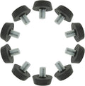 uxcell M8 x 10 x 22mm Furniture Glide Leveling Feet Adjustable Leveler Floor Protector for Table Desk Cabinet Leg 10 Pack by uxcell